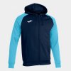 ACADEMY IV ZIP-UP HOODIE NAVY FLUOR TURQUOISE 5XS