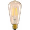 Tellur WiFi Smart žiarovka Filament E27, 6 W, jantarová, teplá biela
