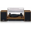 Gramofón s reproduktormi LENCO LS-100WD hnedý