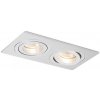 RENDL PASADENA GU10 SQ II zápustné svietidlo česaný hliník 230V GU10 2x50W R12712