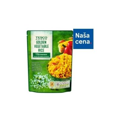 Tesco Predvarená ochutená ryža dlhozrnná lúpaná so zmesou zeleniny 250 g od  1,39 € - Heureka.sk