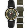 Hodinky AVI-8 AV-4101-0A Mens Watch Hawker Hurricane McKellar Dual Time 44mm 5ATM
