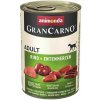 Konzerva Animonda GRANCARNO® dog adult, hovädzie a kačacie srdiečka, 800g