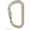 Petzl VULCAN SCREW LOCK karabína, sivá