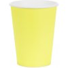 Party Papierové poháre žlté 250 ml – balenie 6 ks