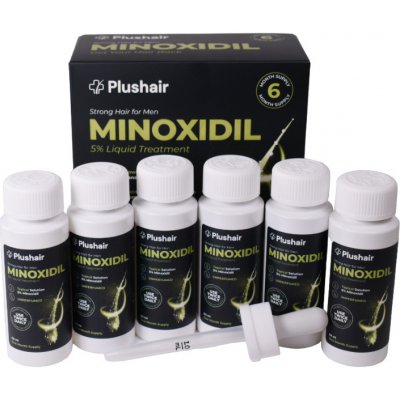 Plushair Minoxidil roztok na 6 mesiacov 6 x 60 ml od 64,9 € - Heureka.sk