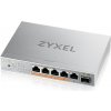 Zyxel XMG-105 5 Ports 2,5G + 1 SFP+, 4 ports 70W total PoE++ Desktop MultiGig unmanaged Switch XMG-105HP-EU0101F