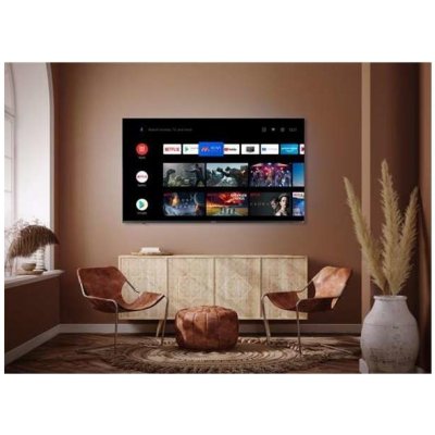 KIVI TV 55U750NB, 55" (140 cm), 4K UHD LED TV, Google Android TV 11, HDR10, DVB-T2, DVB-C, WI-FI, Google Voice Search (55U750NB)