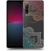 Picasee silikónový prehľadný obal pre Sony Xperia 10 IV 5G - Kvetinový vzor