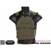 EmersonGear Vesta Blue Label s imitáciou plátov a trojitou sumkou M4 Jumper Plate Carrier - Ranger Green