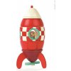 Janod Janod Drevená magnetická skladačka Raketa Kit Magnet 16 cm 9 ks J05207