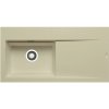 Pyramis Granitový drez s odkvapkávačom Tekton 1B 1D LH, beige, 100 x 51 cm