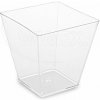 Wimex Fingerfood pohárik (PS) hranatý číry 72 x 72 x 72 mm 230ml (20 ks)