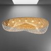 Krištáľ mega svietidlo LUXERA 62442 GOLD ELIPTHON