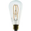Edison Soft žiarovka, LED žiarovka - TEARDROP - 5W, E27, Stmievateľná, 2200K
