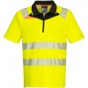 PORTWEST HI-VIS DX412 / Reflexná strečová polokošeľa - HV žltá/čierna XL