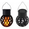 Solárna lampa POCHODNÁ závesná guľa dekorácia 6 led oheň plameň P-206