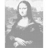 ZUTY Bodkovanie - MONA LISA (LEONARDO DA VINCI) Rámovanie: vypnuté plátno na rám, Rozmer: 40x50 cm
