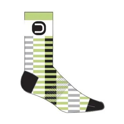 Dotout Stick ponožky biela/zelená