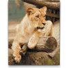 Vymalujsisam.sk Diamantové maľovanie - Levica Veľkosť: 30x40cm, Rám: Na kartónovej doske, Diamanty: Okrúhle
