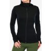 Dámska mikina s kapucňou Icebreaker Merino 260 Quantum IV LS Zip Hoodie - black