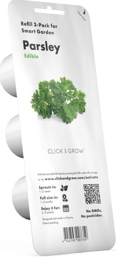 Click and Grow náplň pre smart kvetináče a farmy - Petržlen 3ks v balení