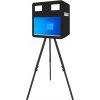 Fotověci Samoobslužná Dotyková Digitální Fotobudka s LED Light Fotokoutek Párty Koutek Kiosek Selfie Photo Booth + Wifi Tiskárna Výběr Barev Barva: Černá