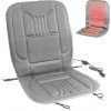 Výhrevná opierka na chrbát do auta sivá