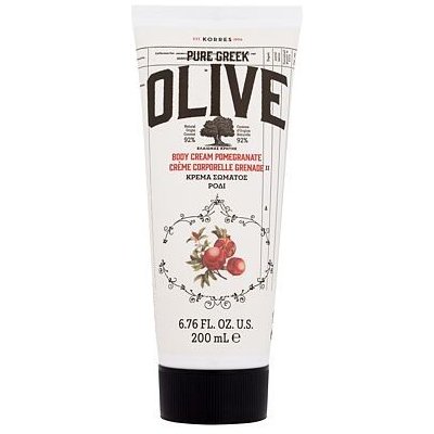Korres Pure Greek Olive Body Cream Pomegranate hydratační tělový krém s vůní granátového jablka 200 ml
