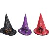 Set karneval - Klobúk čarodejnícky s pavúkom 32x30 cm
