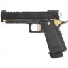 Tokyo Marui TM GBB plynová pištoľ Hi-Capa 5.1 Gold Match - Čierna/zlatá
