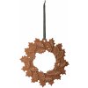 Vianočná dekorácia GINGERBREAD GARLAND 18,5 cm, hnedá, kamenina, Kähler