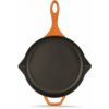 Pánev Hósse, Grilovací pánev kulatá, průměr 28 cm, (HSY KTV), oranžová