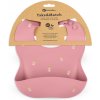 PETITE&MARS Podbradník silikónový Take&Match Rose Princesses 6m+