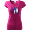 Paddleboard set - Dámske tričko Pure - M ( Fuchsiová )