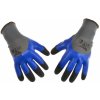 Ochranné pracovné rukavice, vystužené prsty, veľkosť 9, penový latex (12/240) (Geko G73576)