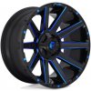 FUEL Fuel D644 Contra 12x22 6x139.7 ET-43 Gloss Black Blue Tinted Clear 106.1
