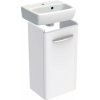 GEBERIT Set SELNOVA skrinka s umývadlom 360 mm, s otvorom na batériu, 1 dvierka, biela lesklá, SET-SELNOVA1