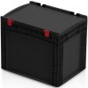 ESD euro prepravka s vekom so závesmi 40x30x33,5(v) cm