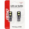 Led žiarovka T10 4SMD 12V 5600K canbus (cena za Box 2 ks)