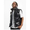 Čierna pánska vesta DEF Shiny XXL