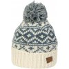 Zimná pletená čiapka Finmark, WINTER HAT béžová,sivá, UNI