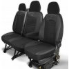 Poťahy na sedadlá TORNADO DUCATO BOXER JUMPER MOVANO C 1+2 Čierno-šedé