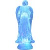 Dekorácia MagicHome Vianoce, Anjel, LED, meniaca farby, s plávajúcimi trblietkami, PE, 3xAAA, 10x25 cm
