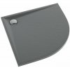 Schedline Libra Anthracite Stone polkruhová sprchová vanička 80x80 cm antracitová 3SP.L1O-8080/A/ST