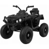 mamido Detská elektrická štvorkolka ATV nafukovacie kolesá čierna