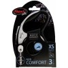 Vodítko Flexi 3m/max.8kg XS, čierne New Comfort