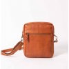 Kožená crossbody taštička Hnedá Massa Berber