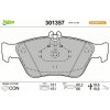 Sada brzdových platničiek kotúčovej brzdy (na jednu nápravu) VALEO 301357 301357
