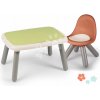 Set stôl KidTable Life Smoby šedozelený výška 45 cm so stoličkou s UV filtrom